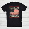 Mandate Freedom American Flag Support Medical Freedom Shirt ZA