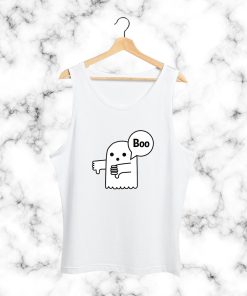 Boo Thumbs Down Joke Ghost Of Disapproval Tank Top DV