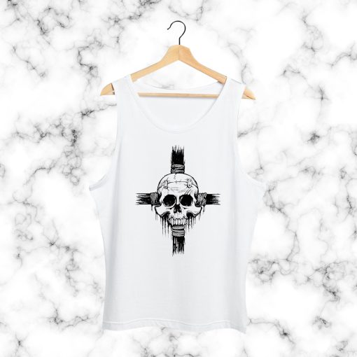 laced skull Tank Top DV