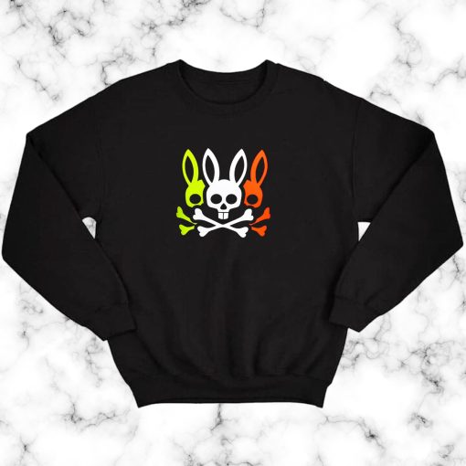 Psychedelic Bunny Psycho Bunny Sweatshirt