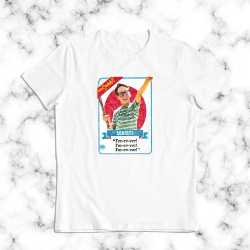 Squints Forever The Sandlot Baseball Card T Shirt