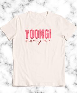 Yoongi Marry Me T Shirt