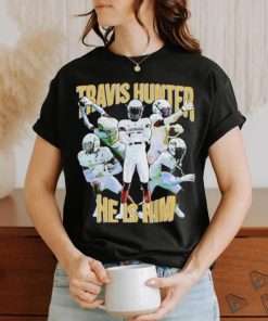 Travis Hunter he is him Colorado Buffaloes T shirt