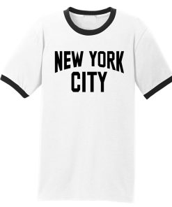 New York City John Lenon Ringer T Shirt