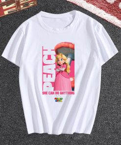 The Super Mario Bros Movie Peach She Can Do Anything T-Shirt