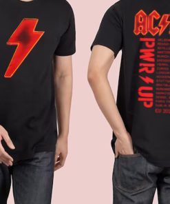 ACDC Power Up Tour Europe 2024 Essentials T-Shirt Twoside