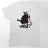 Cat What Murderous Black Cat With Knife T-Shirt