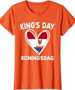 Amsterdam Koningsdag Kings Day T Shirt