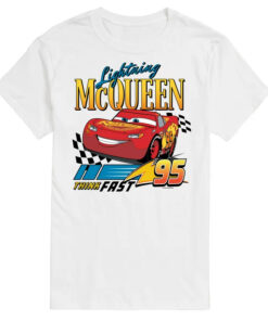 Disney's Cars Lightning McQueen Think Fast T Shirt