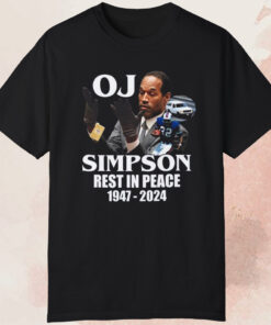 RIP O. J. Simpson 1947-2024 T Shirt