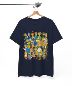 The Simpsons Springfield Group Montage Bart Homer T-Shirt