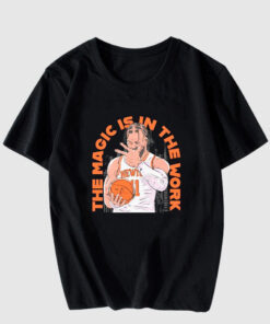 Jalen Brunson New York Knicks the magic is in the work T shirt